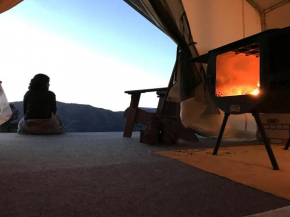 Enjoy Nature & Cozy Fires in This Glamping Tent Overlooking Mokelumne Peak cabin